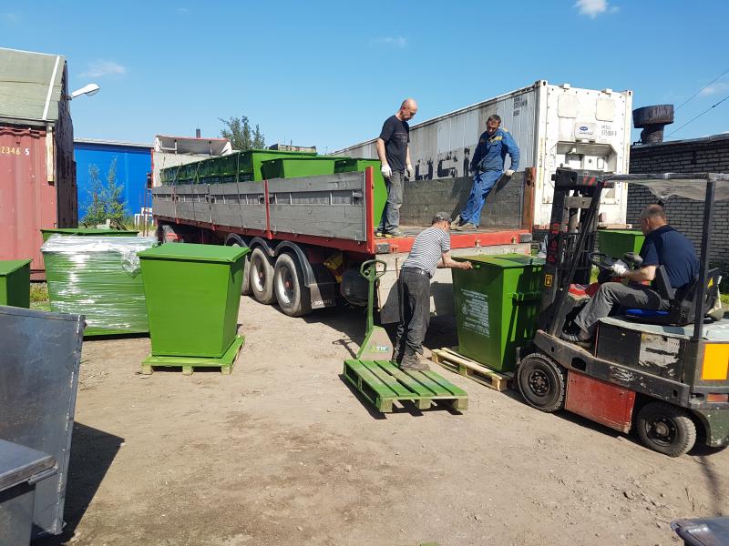 Отгрузка КТБО-1,1 м3 для ООО "Эко ЛЭНД"