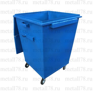 Контейнер для мусора, объём 0,75 м³, для сети АЗС "ГАЗПРОМНЕФТЬ"