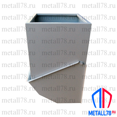 Урна металлическая с поворотным дном (45 л.)