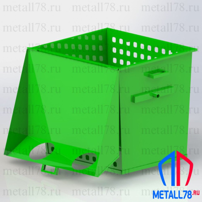 Контейнер для раздельного сбора отходов (пластик) 1,1 м3