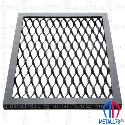 Решетка придверная металлическая 450х600 мм малая