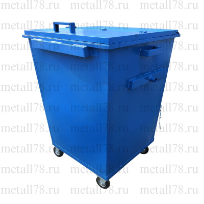 Контейнер для мусора, объём 0,75 м³, для сети АЗС "ГАЗПРОМНЕФТЬ"