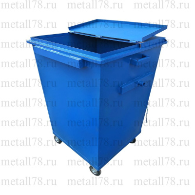 Контейнер для мусора, объём 0,75 м³, для сети АЗС "ГАЗПРОМНЕФТЬ"