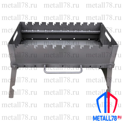 Мангал складной (600x350x410 мм) с чехлом, неокрашенный