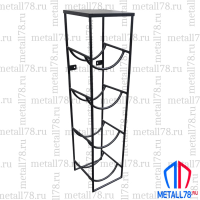 Подставка для 4 бутылок с водой 19 л (бутылочница) со столиком под кулер