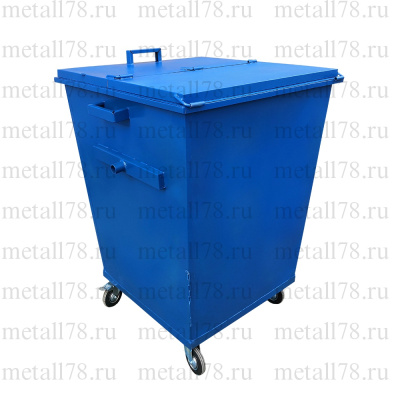 Контейнер для мусора, объём 0,75 м³, для сети АЗС "ГАЗПРОМНЕФТЬ"