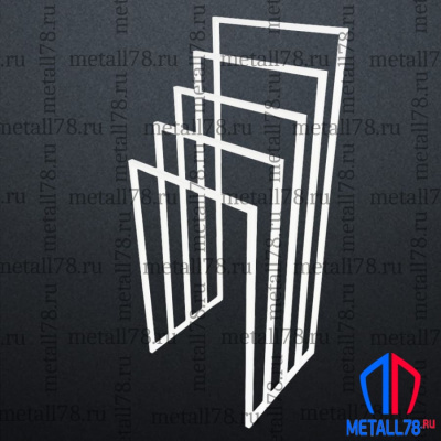 Полотенцесушитель на 5 полотенца, Держатель для полотенец, Полотенцедержатель, Вешалка, Вешалка в ванну для полотенец напольная, белый, В1200хШ500хГ400