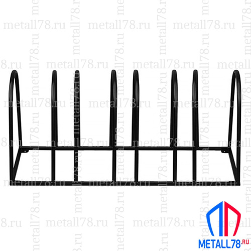 Велопарковка на 4 места, "Эверест V-2.0" В610хШ1260хГ500 мм, усиленная, парковка для велосипеда, парковка для самоката, стойка