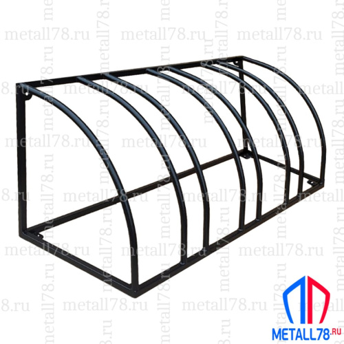 Велопарковка "Бастион" на 4 места, В500хШ1260хГ500мм, усиленная, парковка для велосипеда, парковка для самоката, стойка