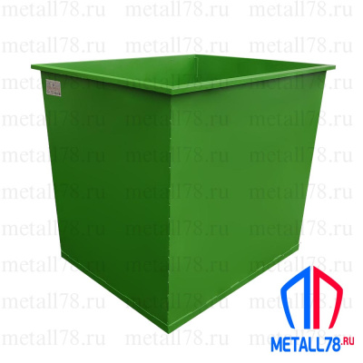 Контейнер для мусора, объём 1,1 м³. Комплектация «Базовая»