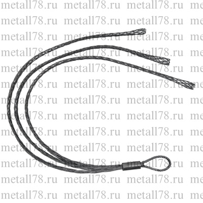 Тройной кабельный чулок для 3-ёх кабелей d = 20-30 мм, L=1000 мм, 1 петля, 30 кН; Удлиненный, L=1250 мм, 35 кН; Высокопрочный, L=1500 мм, 40 кН Тройной кабельный чулок для 3-ёх кабелей d = 20-30 мм, L=1000 мм, 1 петля, 30 кН; Удлиненный, L=1250 мм, 35 кН; Высокопрочный, L=1500 мм, 40 кН