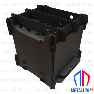 Печь, Щепочница, "СТАНДАРТ", с дверкой, зольником и кочергой (окрашенная)