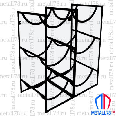 Подставка для 6 бутылок с водой 19 л (бутылочница)