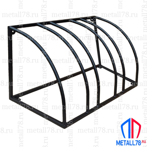 Велопарковка "Бастион" на 3 места, В500хШ920хГ500мм, усиленная, парковка для велосипеда, парковка для самоката, стойка