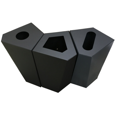 Урна для раздельного сбора мусора 3-х секционная