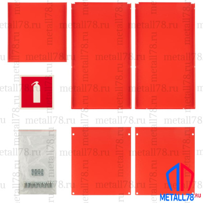 Подставка для огнетушителя ПО-20 (сборно-разборная) В400хШ230хГ230 мм