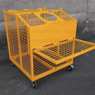 Контейнер для ПЭТ бутылок, сетчатый (1000x1000x1000 мм)