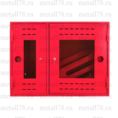 Пожарный ящик для рукава и огнетушителя, навесной