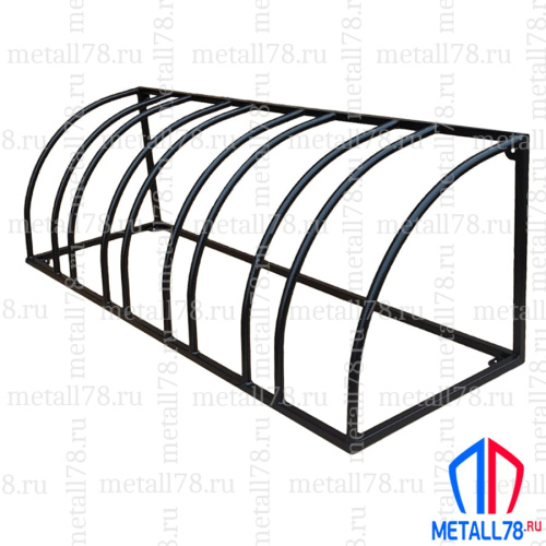 Велопарковка "Бастион" на 5 мест, В500хШ1600хГ500мм, усиленная, парковка для велосипеда, парковка для самоката, стойка