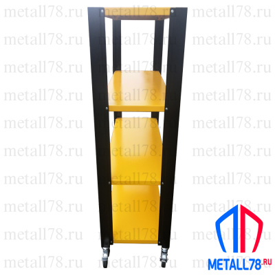 Стеллаж металлический на колёсах