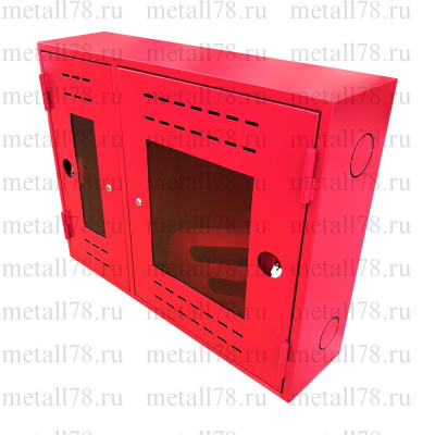 Пожарный ящик для рукава и огнетушителя, навесной