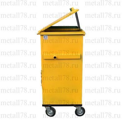 Контейнер для раздельного сбора мусора 0,75 м3, двухсекционный