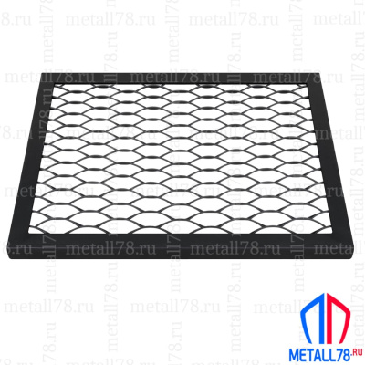 Решетка придверная металлическая 450х600 мм малая
