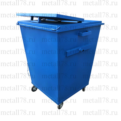 Контейнер для мусора, объём 0,75 м³, для сети АЗС "ГАЗПРОМНЕФТЬ"