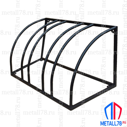 Велопарковка "Бастион" на 3 места, В500хШ920хГ500мм, усиленная, парковка для велосипеда, парковка для самоката, стойка