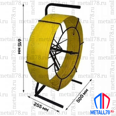 Протяжка для кабеля 6 мм 15 м на основании Medium (протяжка кабельная, мини УЗК)