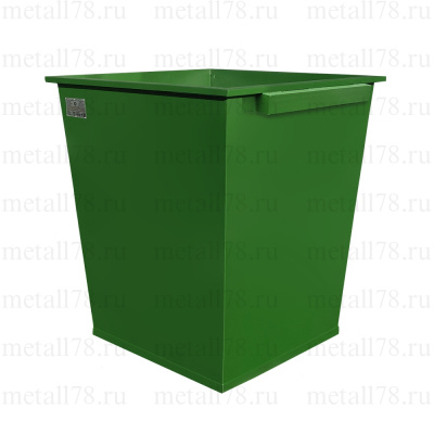 Контейнер для мусора, объём 0,75 м³, комплектация «Базовая ++»