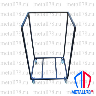 Тележка в урну на колесах