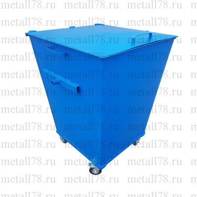 Контейнер для мусора, объём 0,75 м³, для АЗС "Роснефть"