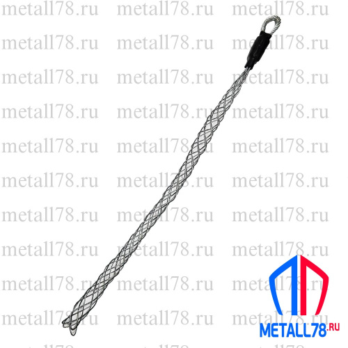 Кабельный чулок для легких кабелей, D=5-12 мм, L=200 мм, с петлёй (КЧМ12/П)