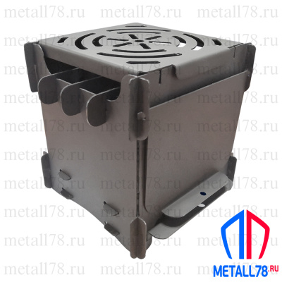 Печь, Щепочница, "СТАНДАРТ", с дверкой, зольником и кочергой (неокрашенная)