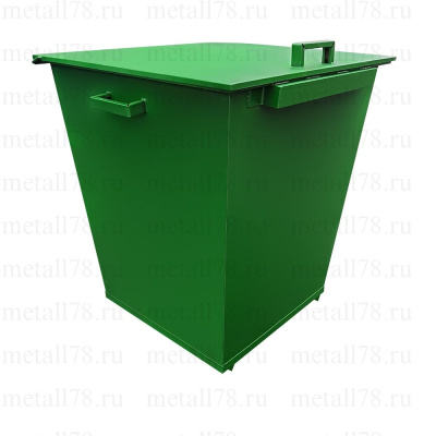 Контейнер для мусора, объём 0,75 м³, комплектация «Эконом +»