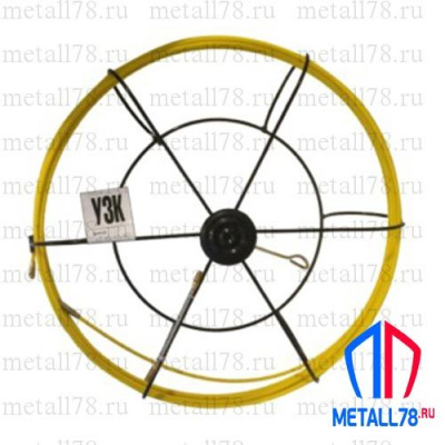 Протяжка для кабеля, D=4,5 мм L=10 м, в средней кассете (протяжка кабельная, мини УЗК)