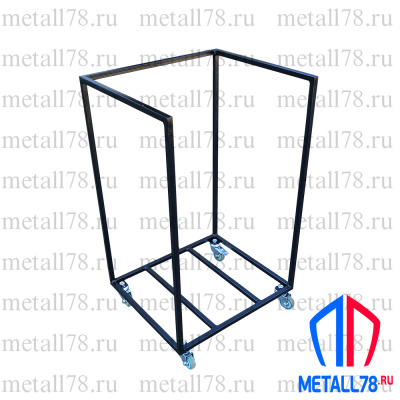 Тележка в урну на колесах