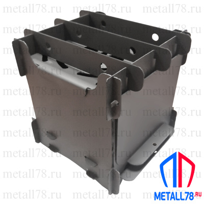 Печь, Щепочница, "СТАНДАРТ", с дверкой, зольником и кочергой (неокрашенная)