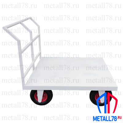Тележка транспортировочная грузовая на 4 пневмоколёсах
