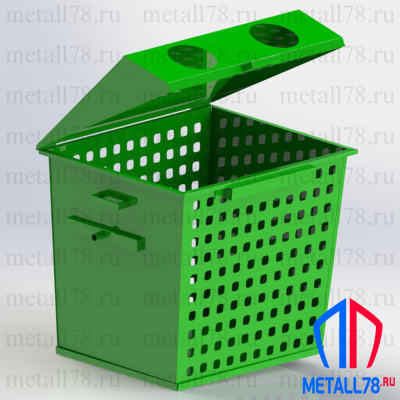 Контейнер для раздельного сбора отходов (пластик) 1,1 м3