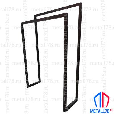 Полотенцесушитель на 2 полотенца, Держатель для полотенец, Полотенцедержатель, Вешалка, Полотенцесушило, Вешалка в ванну для полотенец напольная, В1000хШ500хГ240 мм