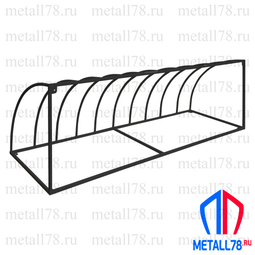Велопарковка, Парковка для велосипедов, Парковка велосипедная, Велопарковка на 10 мест