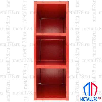 Подставка для трех огнетушителей ПО-10-3 (сборно-разборная) В400хШ490хГ170 мм