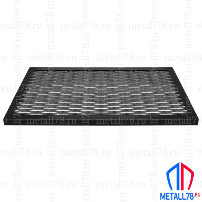 Решетка придверная металлическая 500х750мм большая