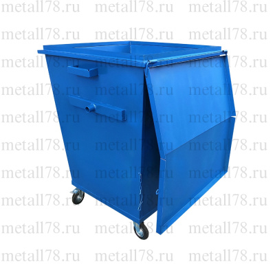 Контейнер для мусора, объём 0,75 м³, для сети АЗС "ГАЗПРОМНЕФТЬ"