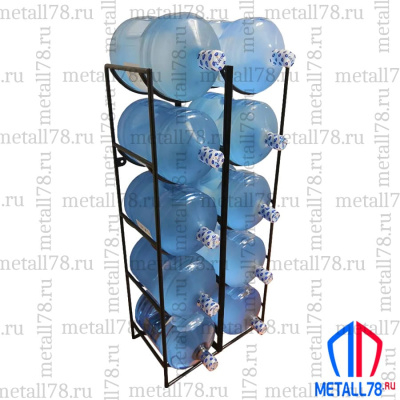 Подставка для 10 бутылок с водой 19 л (бутылочница) Подставка для 10 бутылок с водой 19 л (бутылочница)
