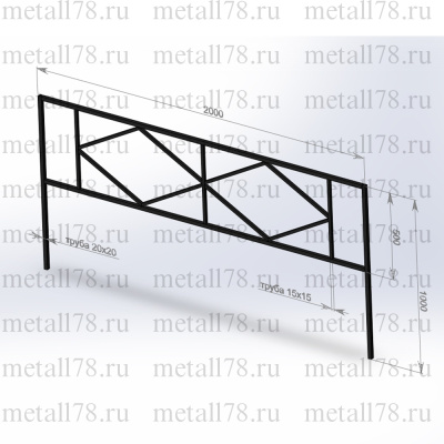 Газонное ограждение ГО-006 Газонное ограждение ГО-006