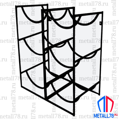 Подставка для 6 бутылок с водой 19 л (бутылочница)