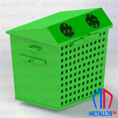 Контейнер для раздельного сбора отходов (пластик) 1,1 м3